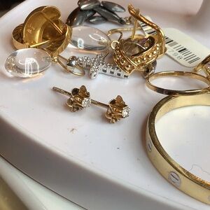 14k Earrings Diamonds